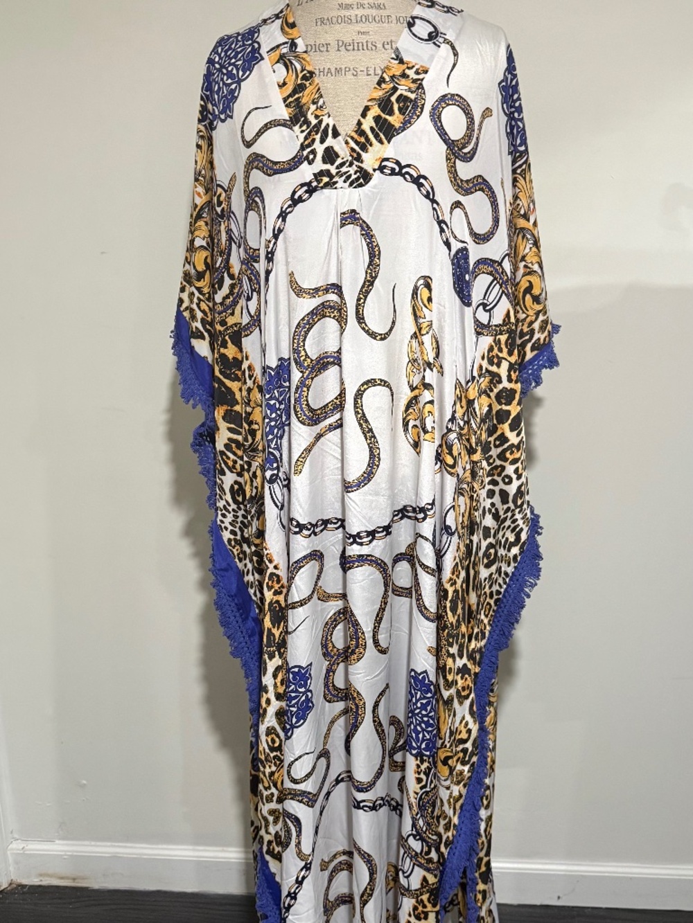 Versace Inspired Caftan Bathing Suit Coverup